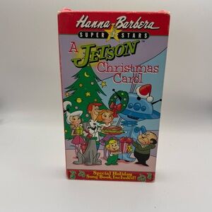 A‎ Jetsons Christmas Carol VHS Hanna-Barbera Super Stars Cartoon Network Vintage